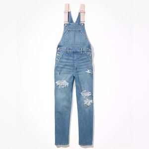 AE Stretch Ripped ‘90s Boyfriend Denim Overall